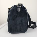 Juicy Couture Bag Obsession Satchel Black Velour Velvet Rhinestone Purse Handbag Photo 11