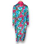 Victoria's Secret Vintage Victoria Secret Gold Label Pink Blue Floral Long Robe Sleep Size M/L Photo 1