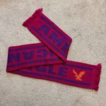 American Eagle Y2K  pink and purple warm knit tassel scarf, NWOT Photo 1
