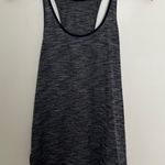 Lululemon - What The Sport Singlet Heathered Black Workout Tank Top Photo 2