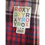 Roxy Vintage  Green Long Sleeve Zip/Snap Up Jacket Size S Flannel Lined‎ Hood Photo 9