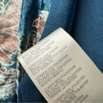 Free People  FP Delphine Velour Long Sleeve Jumpsuit One Piece Blue Small S Photo 10