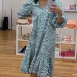 A New Day  Dress Midi Women’s Crepe Short Sleeve XS Photo 0