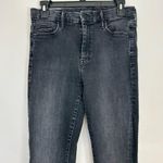 MOTHER High Waist Looker Jean Black Hawk Wash Size 29 Photo 3