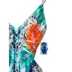 Skinny Dippers Shape Shifter Size Medium Multi One Piece Swimsuit NEW Blue Photo 3