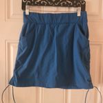 Columbia Women's Omni-Shield Blue Skort Size Medium Skirt Shorts Ruched Stretchy Photo 8