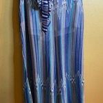 Rubber Ducky Sheer Palazzo Pants w/Shorts Lining Blue Photo 0