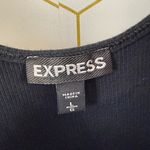 EXPRESS  Black Sequin Scoop-Neck Tank Top - Size - Large Photo 3