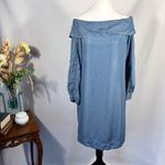 Anthropologie Pilcro and the Letterpress  Off Shoulder Chambray Dress Sz 2💛 Photo 1