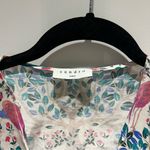 Sandro  Multicolor Floral Tie-Front Blouse Photo 1