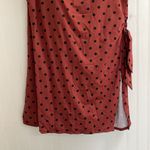 LANDS END Chlorine Resistant Sweetheart Swim Dress One Piece Swimsuit Size 18 Red Photo 5