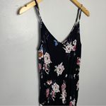 Anthropologie  Floral Black Jumpsuit Small Photo 5