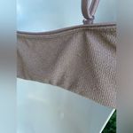 Good American Bikini Top/Bando | Muted Rose Color with Shimmer | Sz M/L - 90’s Photo 6