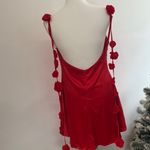 Lena Scarlet Mini Dress with Rosette Details Red Size L Photo 2