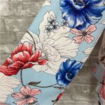 Lush Clothing Lush Floral Lace Up Open Back Top Photo 4