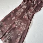 Jones New York Vintage Womens Brown Floral 12 Y2K Dark Fairy Grunge Midi Dress Whimsigoth Photo 3