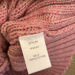 Current Air  Textured Knit Sweater in Dusty Pink Photo 3
