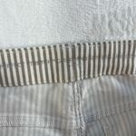 Chico's Chico’s 00 US XS 2 Perfect Stretch Girlfriend Slim Leg Ankle Jean Beige Striped Photo 5