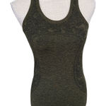 Lululemon  Women’s Swiftly Tank, Heathered Green With Floral Pattern 4 Photo 0