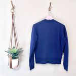 Universal Standard Peachy Terry Half Zip Pullover Vintage Blue Long Sleeve 3XS Photo 6