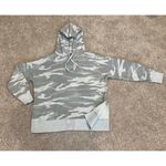 Aerie  Sweatshirt Pullover Hoodie Muted Camo Green Grey Cuff Women's Large EUC Photo 1