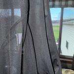 Chic Black Mesh Pants Size M Photo 3