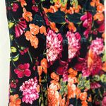 London Times Black and Pink Fit and Flare Midi Dress women’s size 10 back zip Photo 5