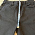 frame denim FRAME Ali High Rise Cigarette Black Distressed Knee Denim Jeans Size 31 Womens‎ Photo 10