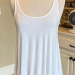 Mossimo Supply Co White Flowy Knit Tank Photo 0