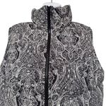 Talbots ‎ Jacket down Puffer Sleeveless women's size S Black Beige Photo 4