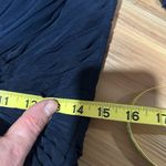 Formal Navy Blue Dress with Lace Sleeves Boned Bodice Size 8/10 Photo 3