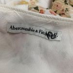 Abercrombie & Fitch  Floral Wrap Dress XS V-Neck Short Sleeve Ruffle Hem White Photo 3