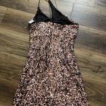 ASTR NWT The Label Sequin Mini Dress Asymmetrical Party Cocktail Stretch Large Photo 6
