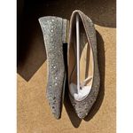 Betsey Johnson  Sz 6‎ Jude Flats Rhinestone Jewels Glam Wedding Pointed aurora Photo 4