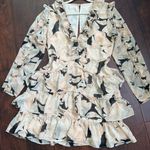 Luxxel  Blush Floral Ruffle Dress Ruffle Size Large Photo 7