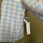 Rachel Zoe NWT Blue Houndstooth Blazer Photo 2