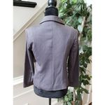 Petite Covington Essentials Blazer Jacket Women's S Gray Lined Single Breasted Photo 2