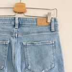 Paige High Rise Sarah Slim Crop Jean in Cruiser Destructed Size 28 Photo 6