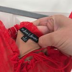 For Love & Lemons Gracie red lace midi dress Photo 3