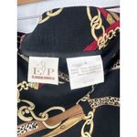 Women’s EP Pro Size 6 Black Skort with Chain Pattern Gold Photo 3