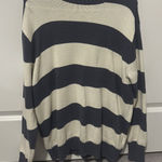 Brandy Melville  Striped Sweater Knit Blue Photo 0