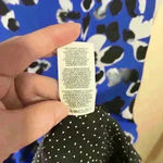 CAbi Woman’s Size M Untamed Dress Electric Blue Sleeveless Handkerchief Hem NWT Photo 7