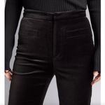 & Other Stories Velvet Flared Leg Trousers Paris Atelier Pants Black Size 12 Photo 1