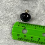 Vintage Screw back Blue Glass Dome Earrings Women Accessory Classic Work Casual Photo 3