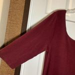 Heart soul  Plus Maroon Knit Scoop Neck Dress 1X Photo 3