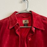 Rafaella Vintage,  Leather Suede Button Up Jacket Photo 1