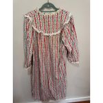 Lanz of Salzburg Cotton Flannel Tyrolean Nightgown Sz M Red Size M Photo 1