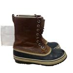 Sorel  Premium Duck Boots Womens 11 Brown Waterproof Leather (NL1718-206) Rubber Photo 0