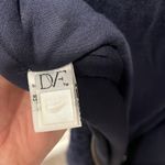 Diane Von Furstenberg  Zarita Midnight Navy Blue Stretch Lace Shift Dress, Size 4 Photo 12