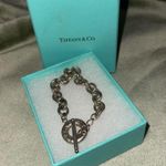 Tiffany & Co. Vintage Serling Silver Toggle Chain Bracelet Photo 0